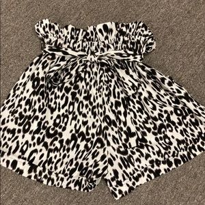 Leopard print shorts